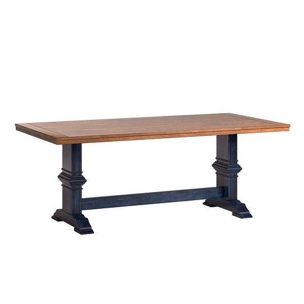 Eleanor Two tone Solid Wood Top Dining Table by iNSPIRE Q Classic On Sale Bed Bath Beyond 13535779