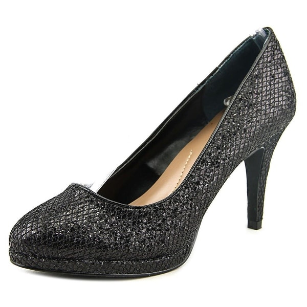 Style & Co Nikolete Women Round Toe Synthetic Black Heels
