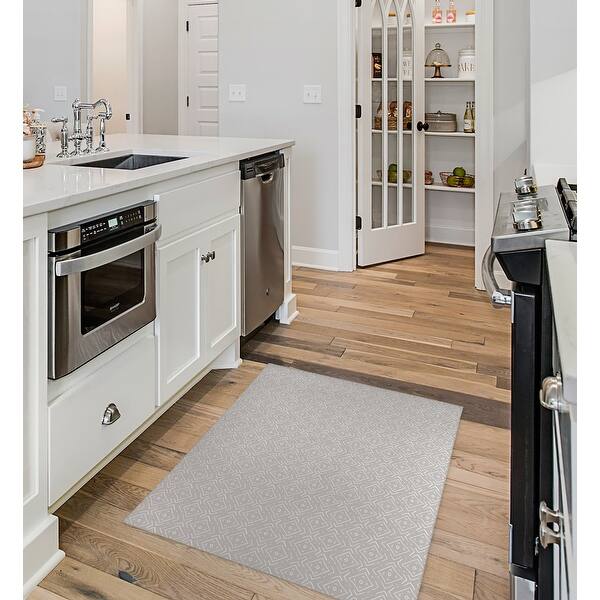 RIDGE LIGHT GREY Kitchen Mat By Becky Bailey Bed Bath & Beyond 34797746