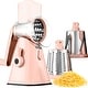 preview thumbnail 2 of 5, NutriSlicer Vegetable Slicer Cheese Grater Potato Slicer Salad Chopper with Suction Base