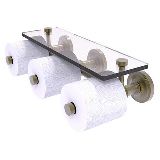 thumbnail image 2 of Allied Brass Prestige Regal Oil Rubbed Bronze Wall Mount Double Post Toilet Paper Holder 3 Rolls 2 of 13