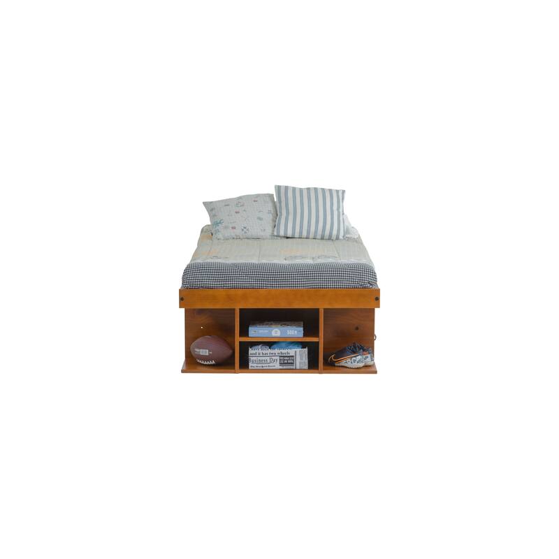 Copper Grove Rivne Storage Platform Bed with Drawers and Shelves