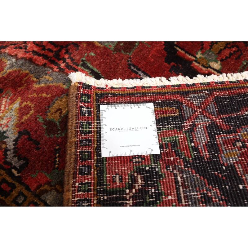 ECARPETGALLERY Hand-knotted Sarabi Dark Red Wool Rug - 7'7 x 10'4