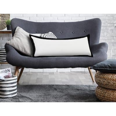 Sevita Lumen Empire Bordered Throw Pillow