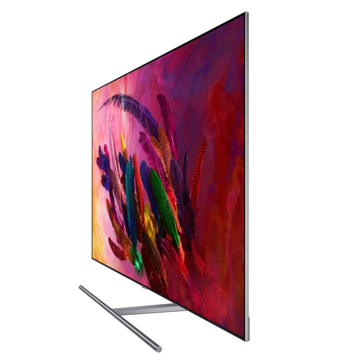 Shop Samsung Qn55q7fn 55 4k Uhd Hdr Qled Smart Tv With Bixby Intelligent Voice Assistant Overstock 27622141