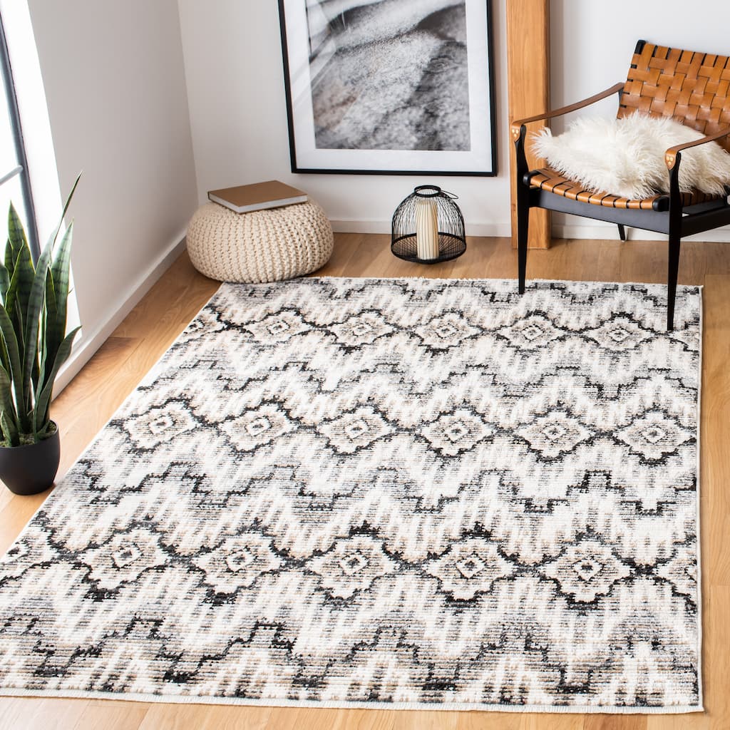 SAFAVIEH Sedona Ena Boho Tribal Fringe Rug