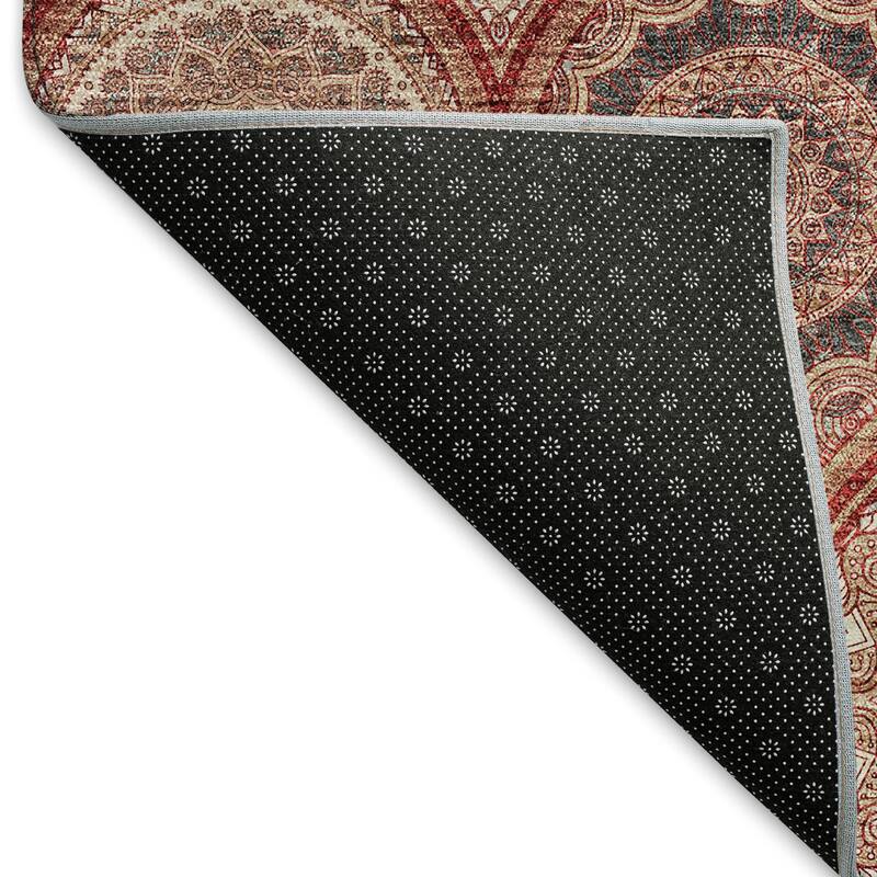 Premium Washable Super Soft Boho Mosaic Mayfield Rug