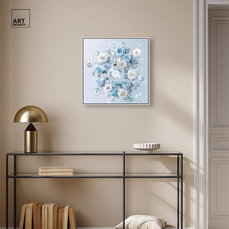 Sparkling Floral Perfume II Canvas by Art Remedy