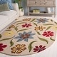 preview thumbnail 11 of 52, SAFAVIEH Handmade Blossom Aggie Modern Floral Wool Rug
