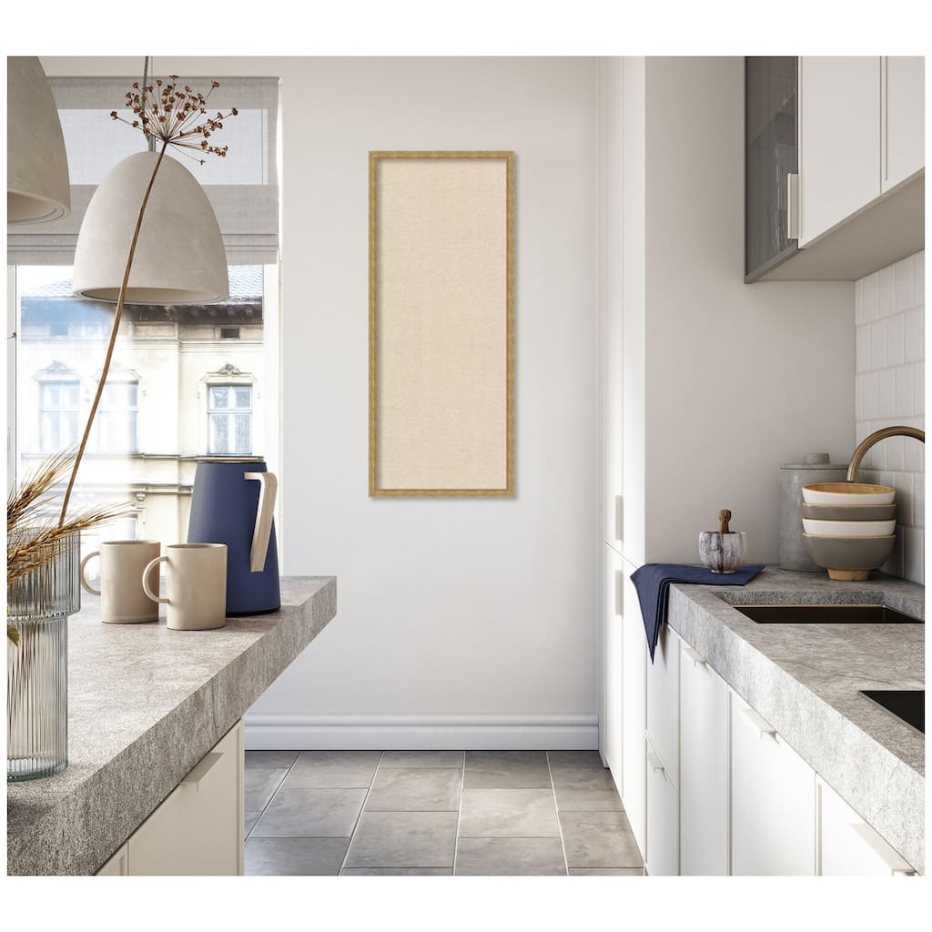 Kate and Laurel Pinboard Neutral Linen