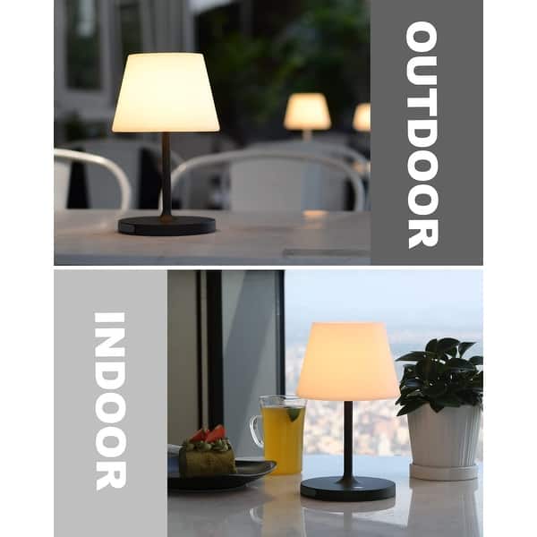 Battery Operated Table Lamp WEILAILUX Outdoor Battery Operated