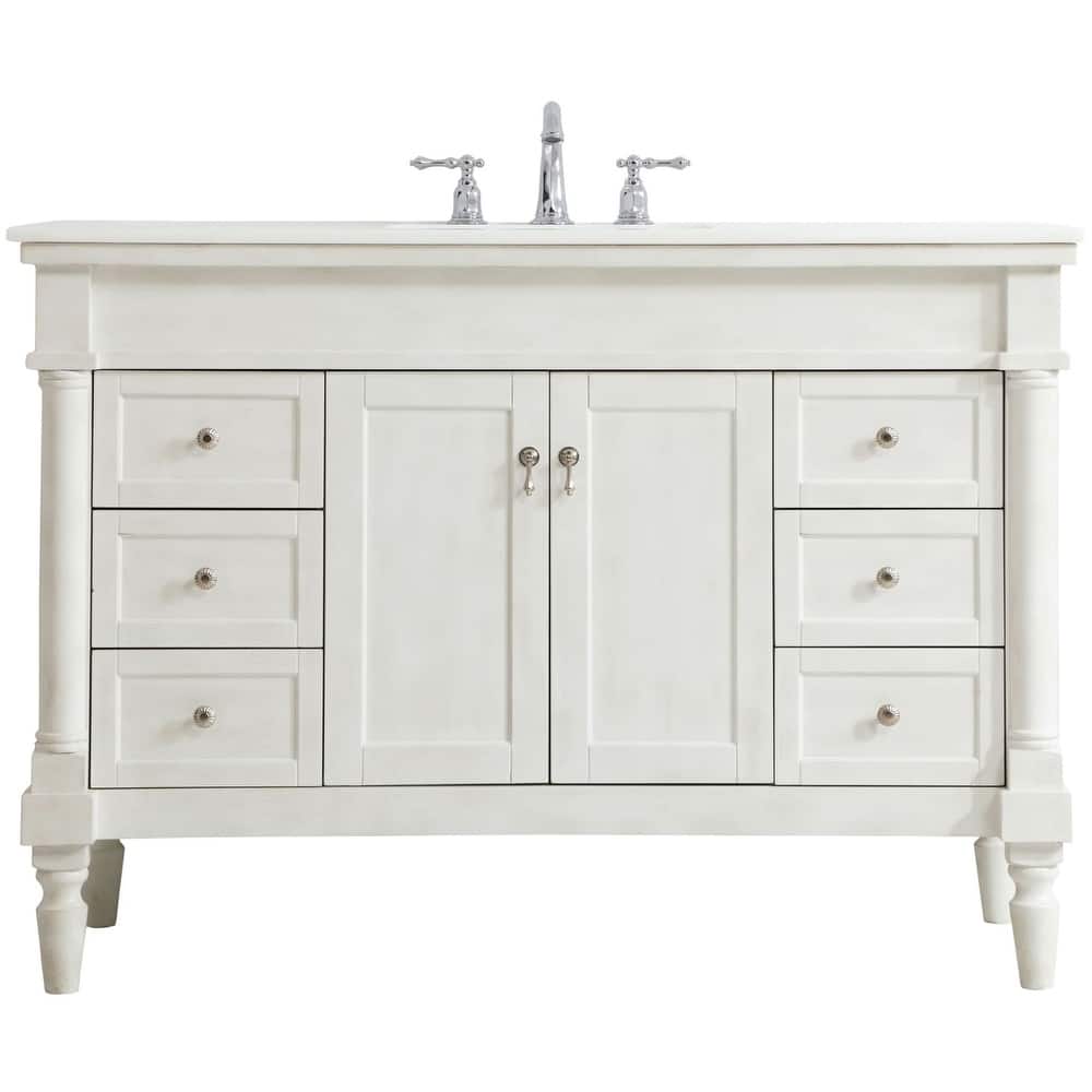 Elegant Lighting VF13048-VW Lexington 48" Free Standing Single Basin