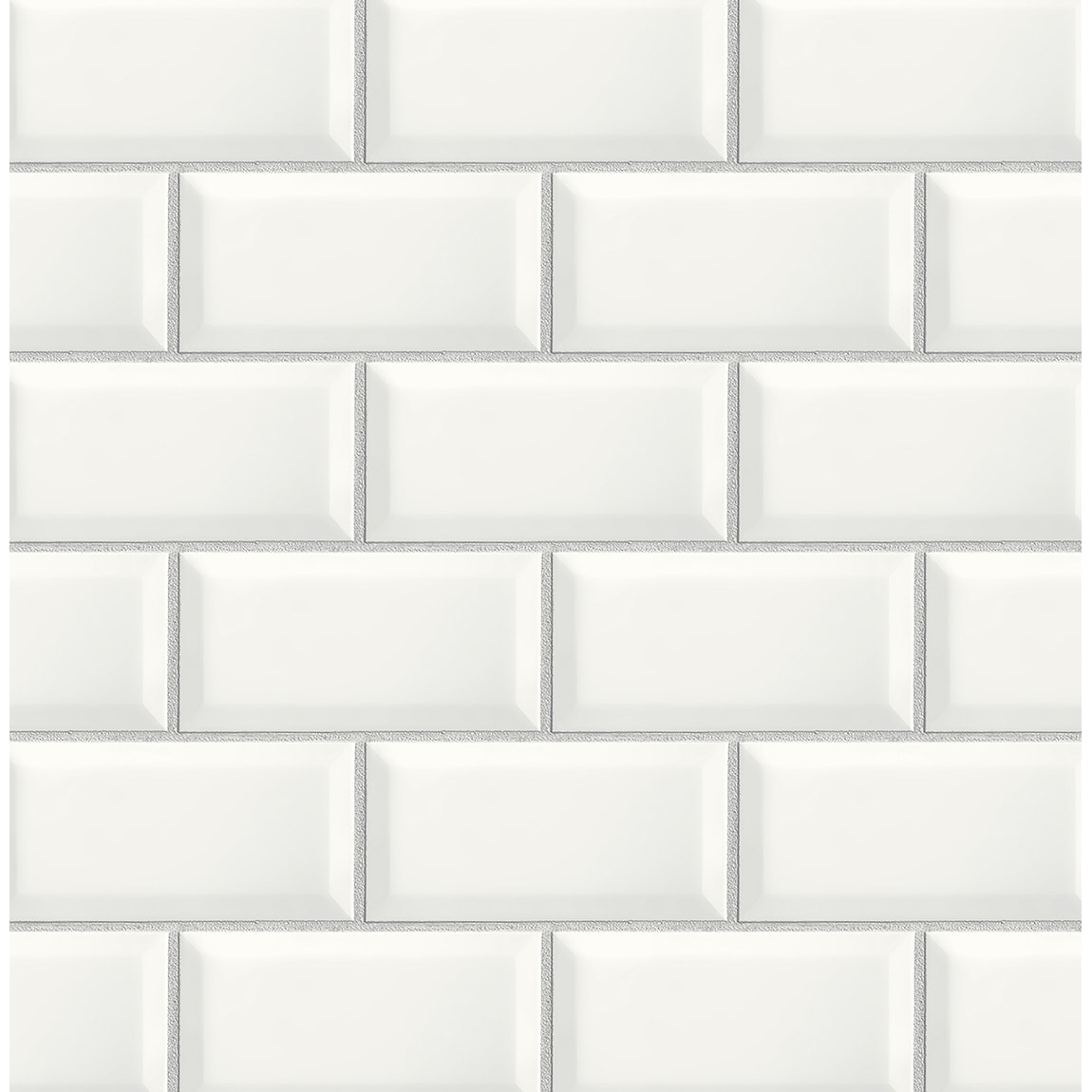 NextWall Large Subway Tile Peel and Stick Wallpaper - 20.5 in. W x 18 ft. L