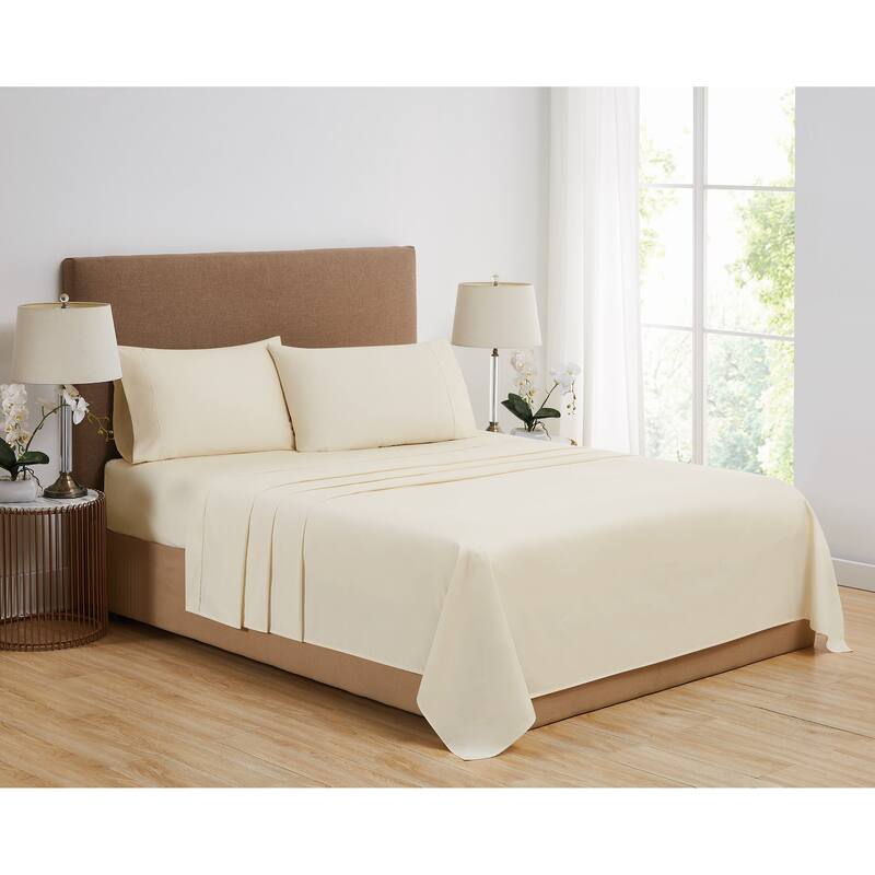 Vince Camuto 1200TC CVC Cooling Sheet Set - California King - Cream