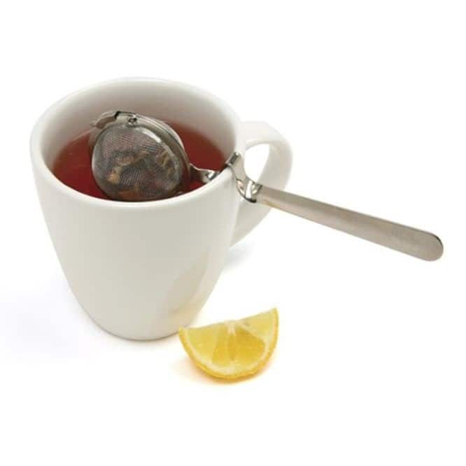 Norpro 2" Stainless Steel Mesh Tea Ball with Cup Rest Handle