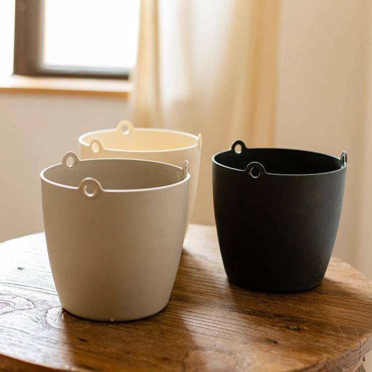RusticReach Modern Resin Hanging Planter for Artificial Plants