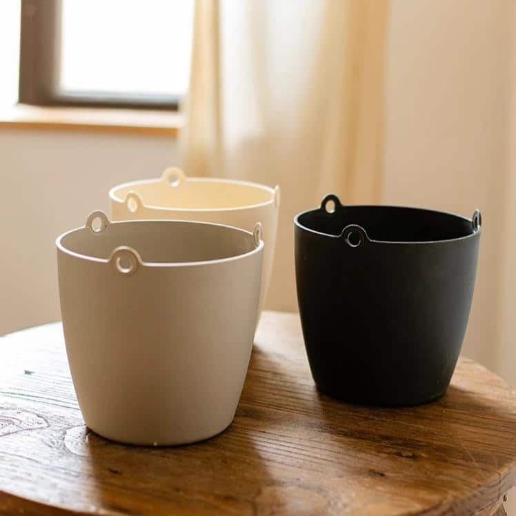 RusticReach Modern Resin Hanging Planter for Artificial Plants