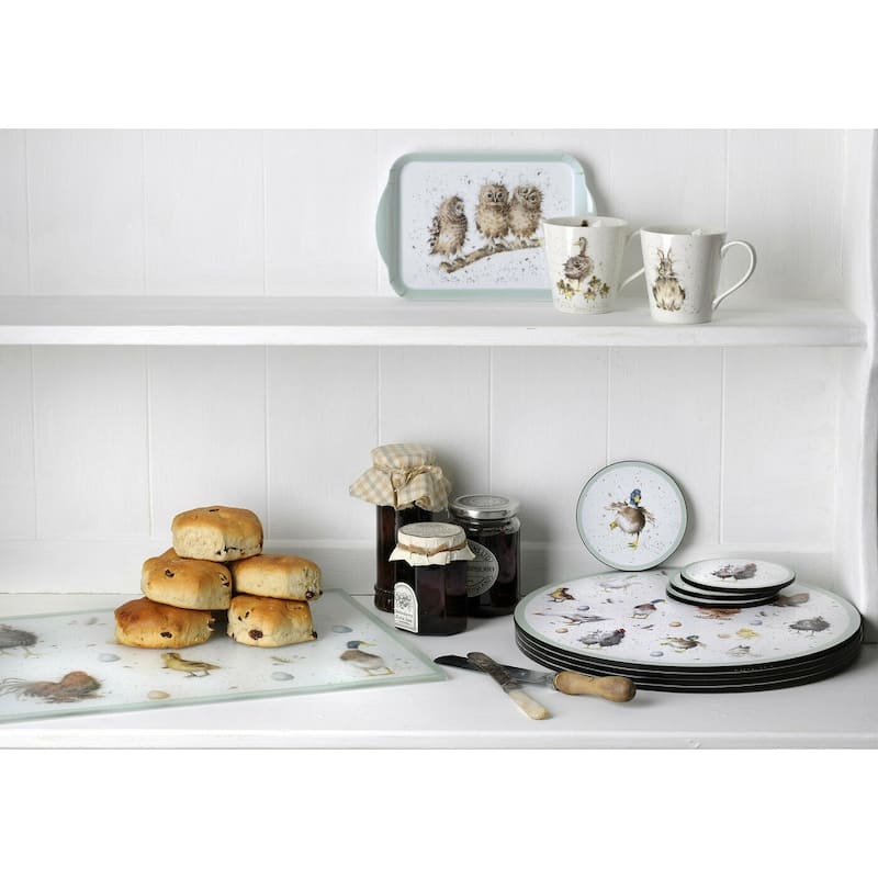 Royal Worcester Wrendale Designs Mug and Coaster Set Assorted Animal