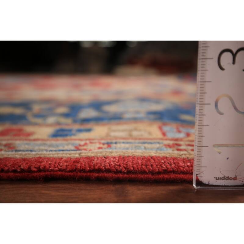 Heriz Serapi Vegetable Dye Area Rug Handmade Wool Carpet - 9'1" x 12'0"
