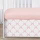 preview thumbnail 6 of 4, Sweet Jojo Designs Pink Bows Girl 3pc Nursery Crib Bedding Set Blush White Bow for Ballerina Ballet Dancer Princess Collection