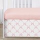preview thumbnail 4 of 4, Sweet Jojo Designs Pink Bows Girl Crib Bed Skirt - Blush and White Bow for the Ballerina Ballet Dancer Princess Collection