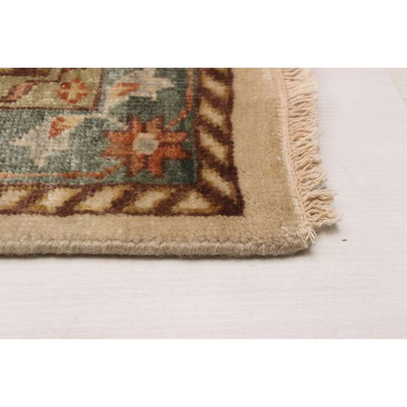 ECARPETGALLERY Hand-knotted Jules Sultane Ivory Wool Rug - 11'9 x 14'9