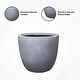 preview thumbnail 59 of 59, Kante 18 Inch Dia Round Concrete Planter, Indoor Outdoor Large Plant Pot