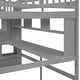 preview thumbnail 12 of 10, Full Size Loft Bed with Built-in Desk, Bookshelves and Storage Staircase