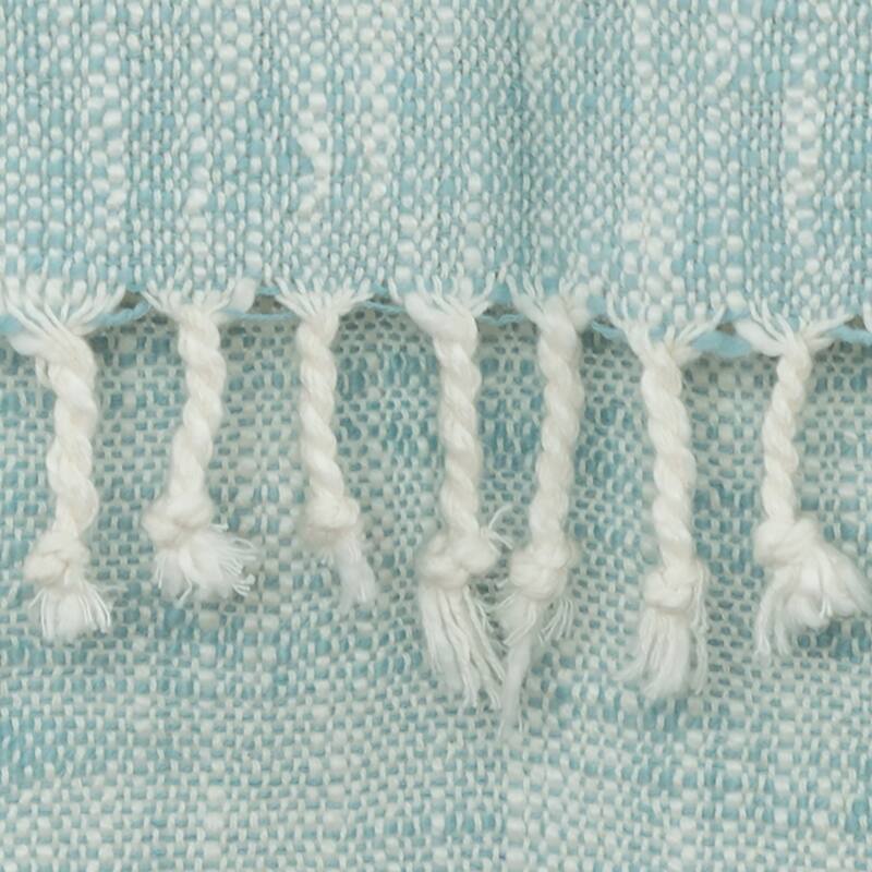 Rizzy Home Color Block with Stripes Woven Throw
