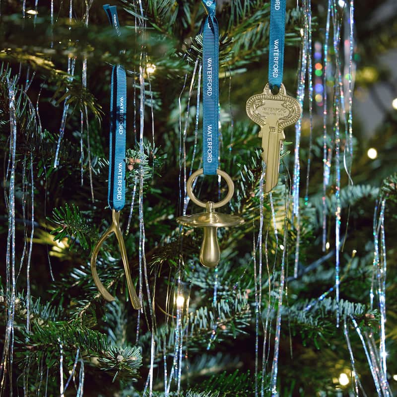 Waterford Christmas Pacifier Golden Ornament