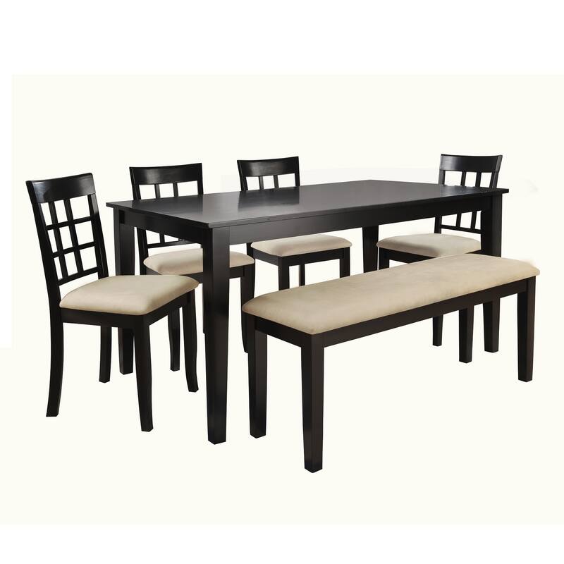 Wilmington Black Wood Dining Set by iNSPIRE Q Classic