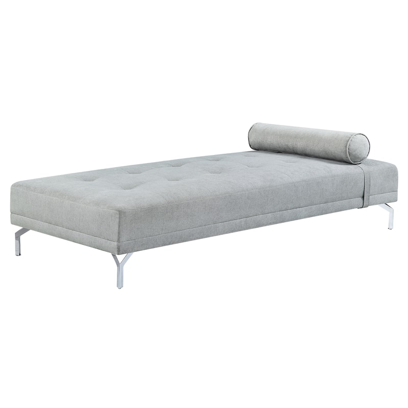 Sofa Bed w/Pillow in Velvet - Gray