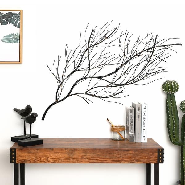 Black Metal Branch with Gold Accents Wall Decor Bed Bath & Beyond