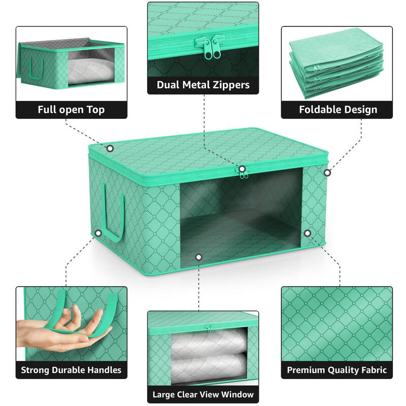 Storage Organize Bags (2 Pack) - 19" L X 14" W X 8" H
