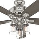 preview thumbnail 7 of 12, Hunter 52" Bennett Ceiling Fan with 3-Light Light Kit and Handheld Remote