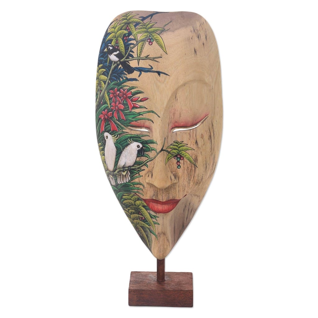 Handmade Forest Beauty Wood Mask (Indonesia)
