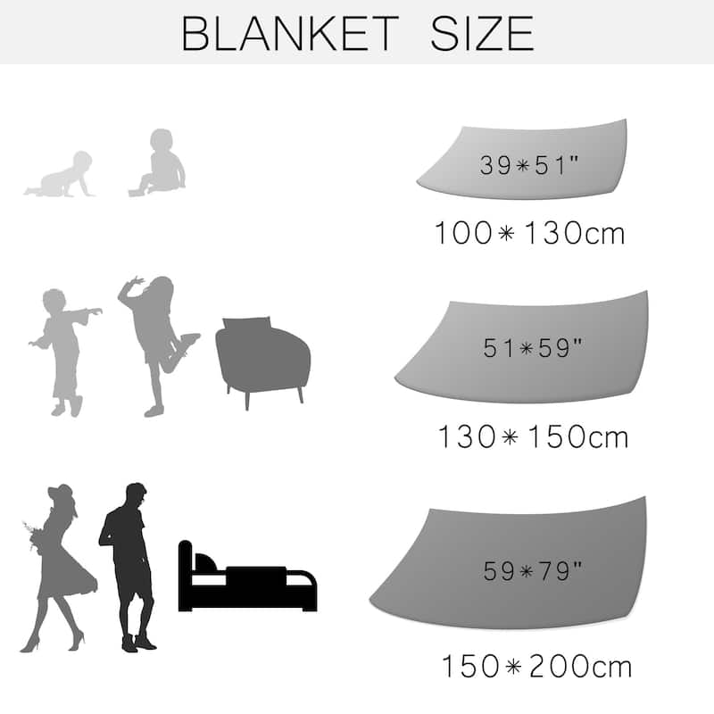 Cow Printed Flannel Throw Blanket Soft 300GSM Lightweight Sofa Bed