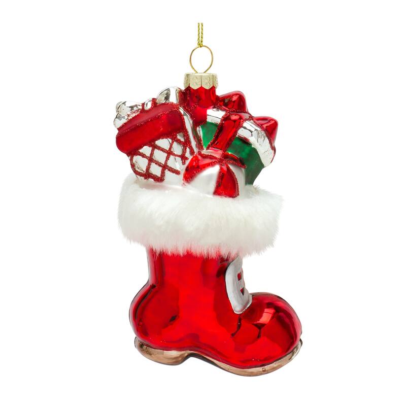 Boot and Package Ornament (Set of 12)