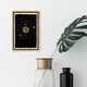 preview thumbnail 36 of 62, Astrology Map, Solar System Planets Modern Black Canvas Wall Art Print for Bedroom