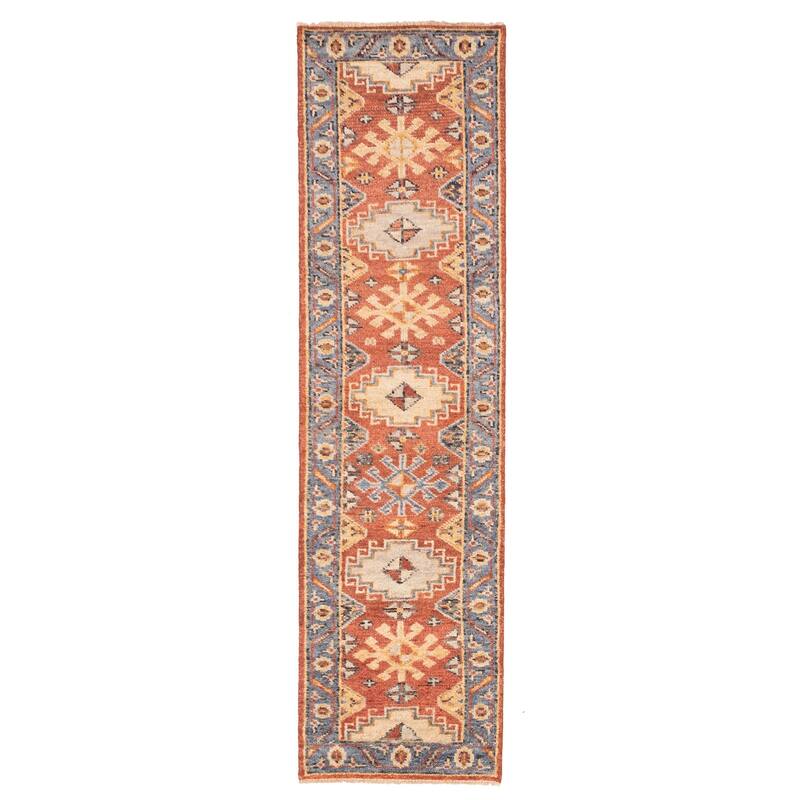 ECARPETGALLERY Hand-knotted Jules Serapi Dark Copper Wool Rug - 2'8 x 9'11