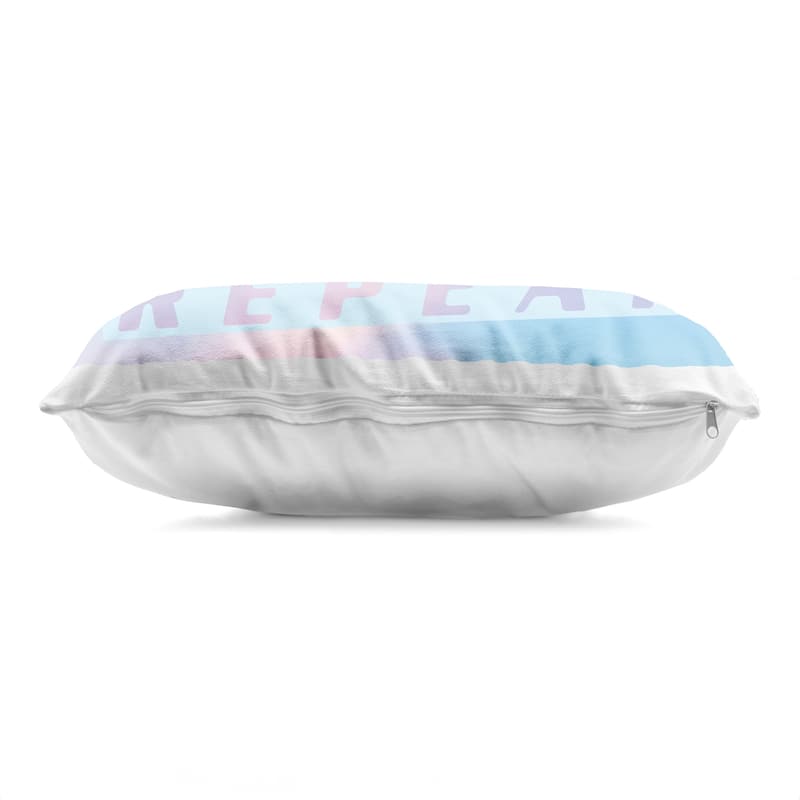 Stupell Pastel Eat Sleep Game Decorative Printed Throw Pillow Design by Yass Naffas Designs