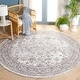 preview thumbnail 2 of 10, SAFAVIEH Opal Jaro Shabby Chic Oriental Rug 6'7" Round - Grey/Beige - Round