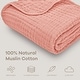 preview thumbnail 8 of 100, Muslin Baby Blanket, 40" x 40" Swaddle Blanket by Comfy Cubs