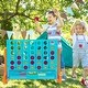 preview thumbnail 5 of 3, Jumbo 4-to-Score Connect Game Set with Carrying Bag and 42 Coins - 24.5" x 8" x 19"(L x W x H)