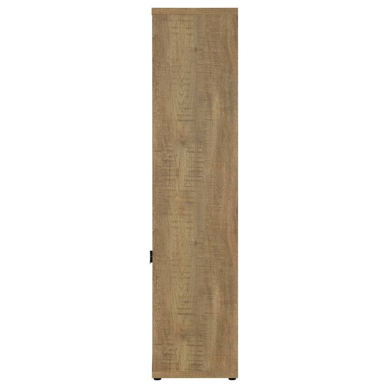 Tabby 3-shelf Engineered Wood Media Tower Mango