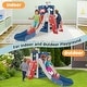 preview thumbnail 2 of 16, Toddler Slide, 6 in 1 Kids Indoor Slide for Toddlers 1-3, Baby Slide for Indoor Outdoor, L Shaped Slide for Kids Playset