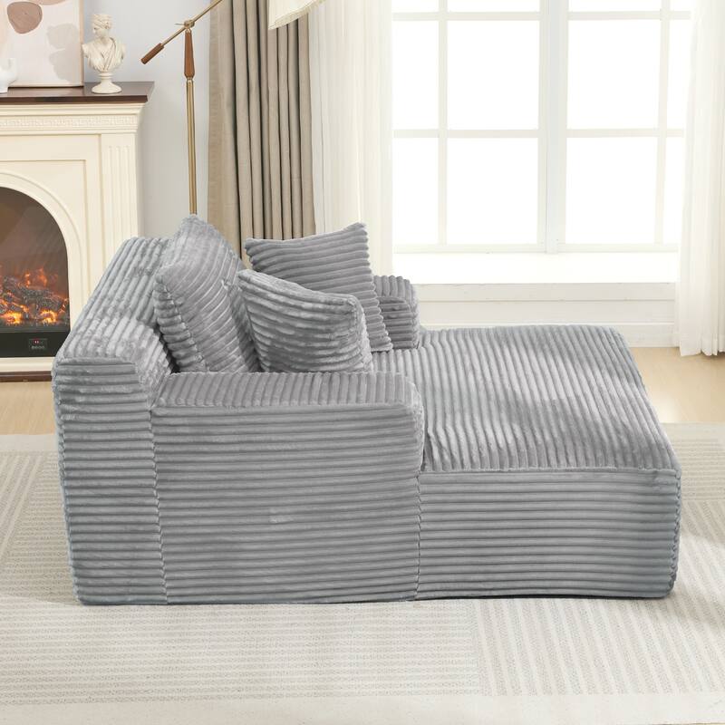 48.8″ 2-Seater Sleeper Sofa with Removable Pillows for Living Room/Bedroom