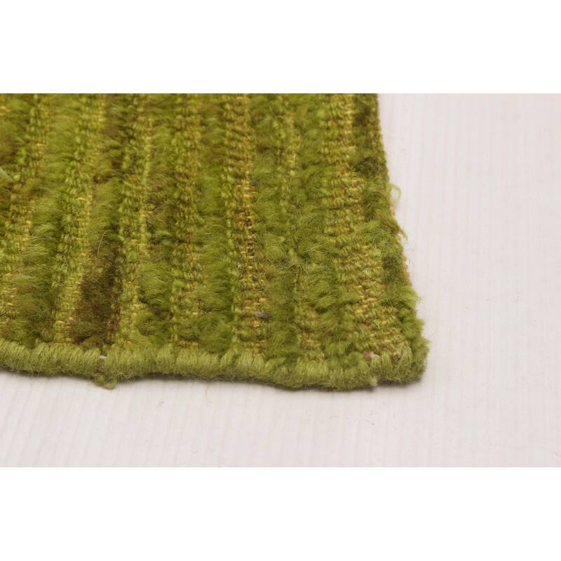 ECARPETGALLERY Hand-knotted Peshawar Ziegler Lime Wool Rug - 10'10 x 13'7
