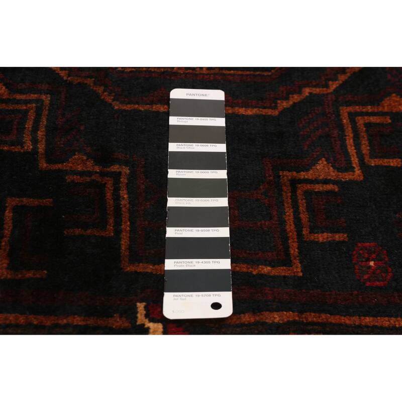 Teimani Black Rug 4'0" x 6'11" - 4'0 x 6'11