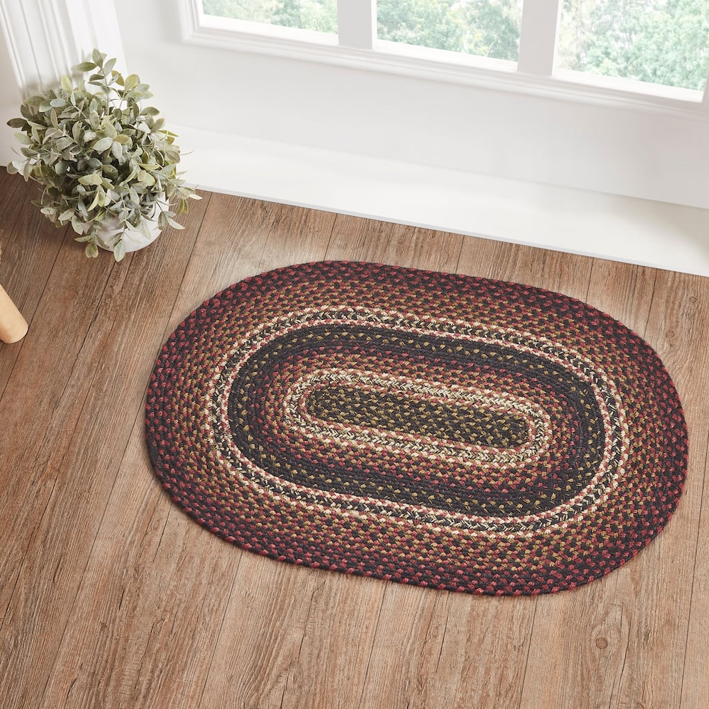 Beckham Jute Rug Oval w/ Pad 20x30 - 20" x 30" Oval